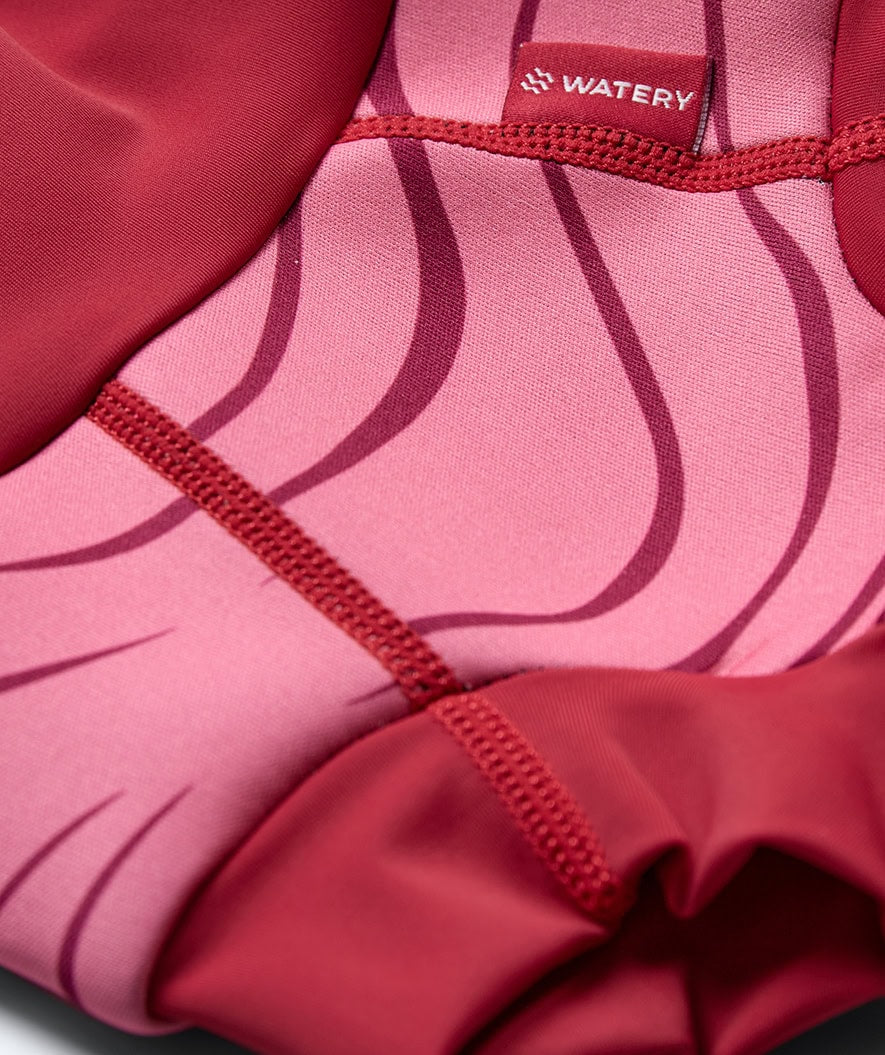 Watery swim nappies for kids - Neoprene Swim Nappy - Fjord Red