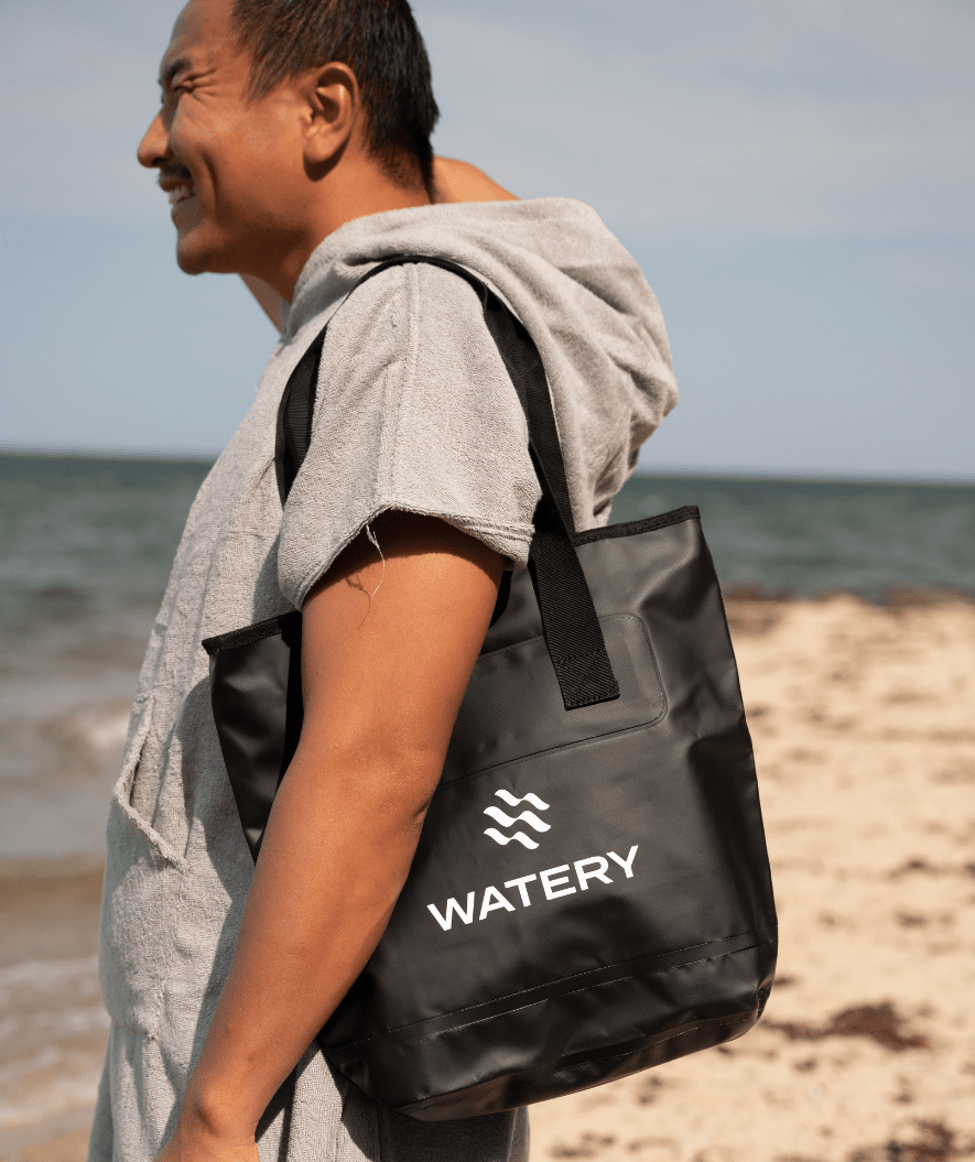 Watery waterproof beach bag - Laiken - Black