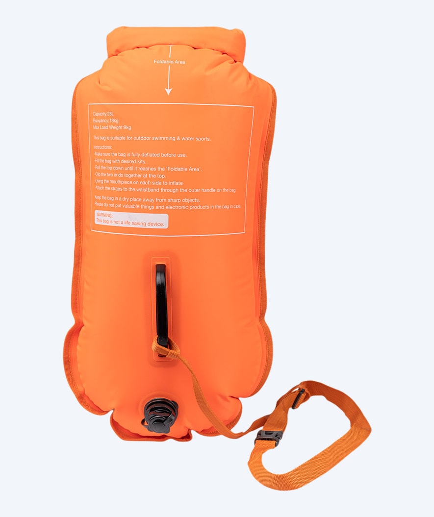 Watery swim buoy - Window 28L - Orange