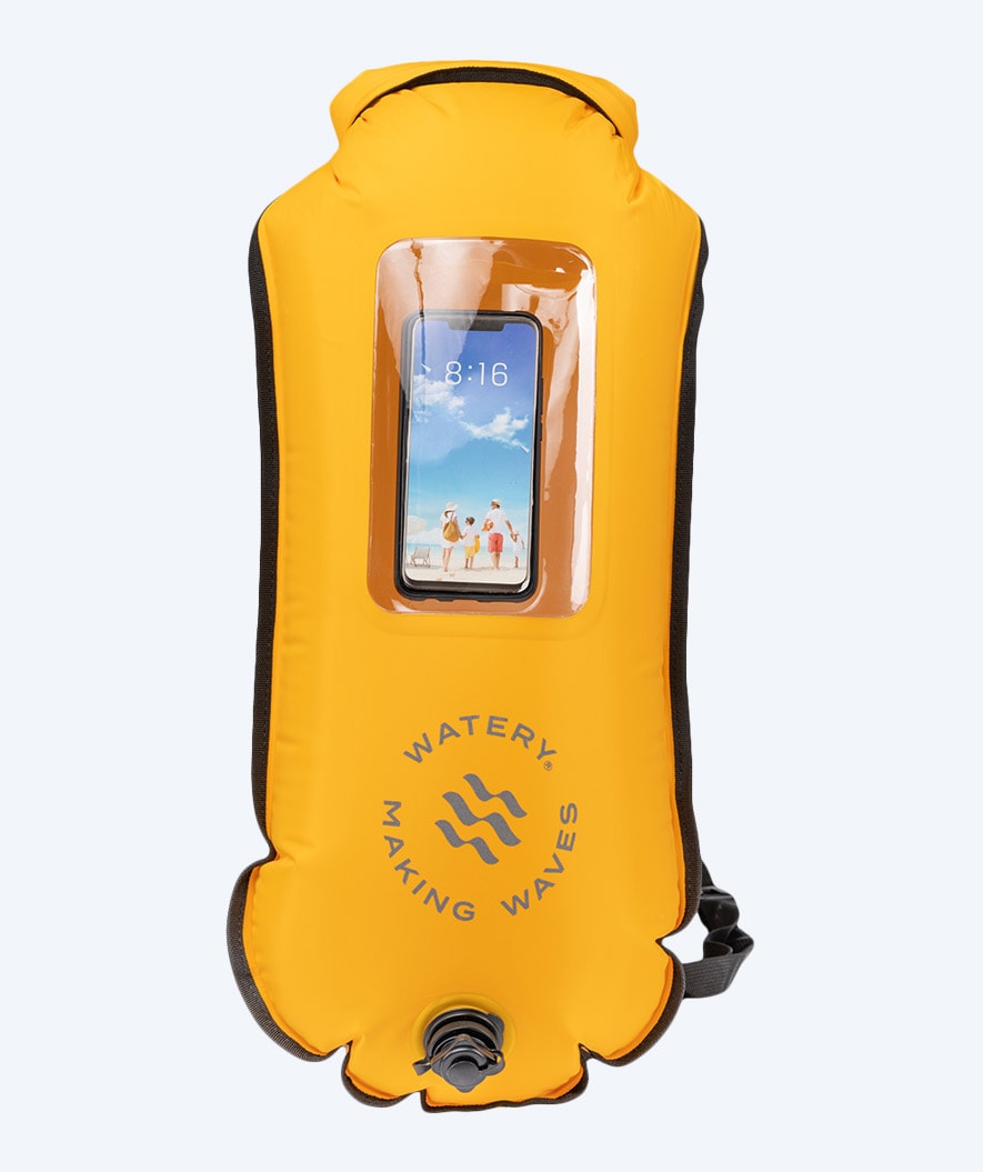 Watery swim buoy - Window 28L - Yellow