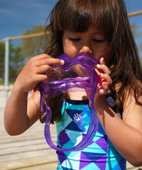Watery diving mask for kids (4-10) - Winslet - Purple