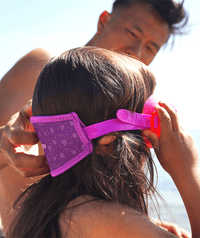 Watery diving mask for kids (4-10) - Wyre - Light pink/purple