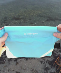 Watery waterproof bum bag - Talia - Blue