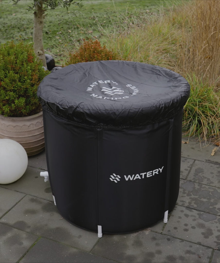 Watery inflatable cold plunge - Hero - Black
