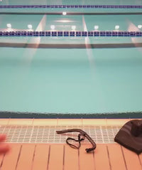 Watery swimming goggles - Instinct Elite Mirror - Purple/silver