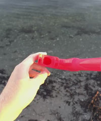 Watery snorkel for kids (4-12) - Cliff - Dark red