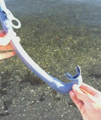 Watery snorkel for adults (from 12 years) - Cliff - Blue