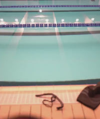 Watery training swimming goggles - Raven Mirror - Black/gold