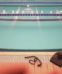 Watery training swimming goggles - Raven Active - Pink (Smoke lens)