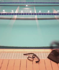 Watery Elite swimming goggles - Poseidon - Black (Smoke lens)