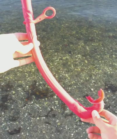 Watery snorkel for adults (from 12 years) - Cliff - Red