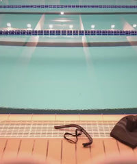 Watery training swimming goggles - Raven Active - Purple/light blue
