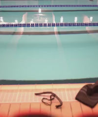 Watery training swimming goggles - Raven Mirror - Pink/gold