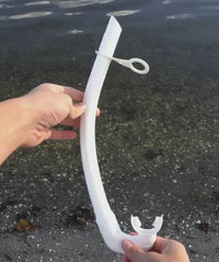 Watery snorkel for adults (from 12 years) - Cliff - White