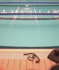 Watery training swimming goggles - Raven Active - Black (Smoke lens)
