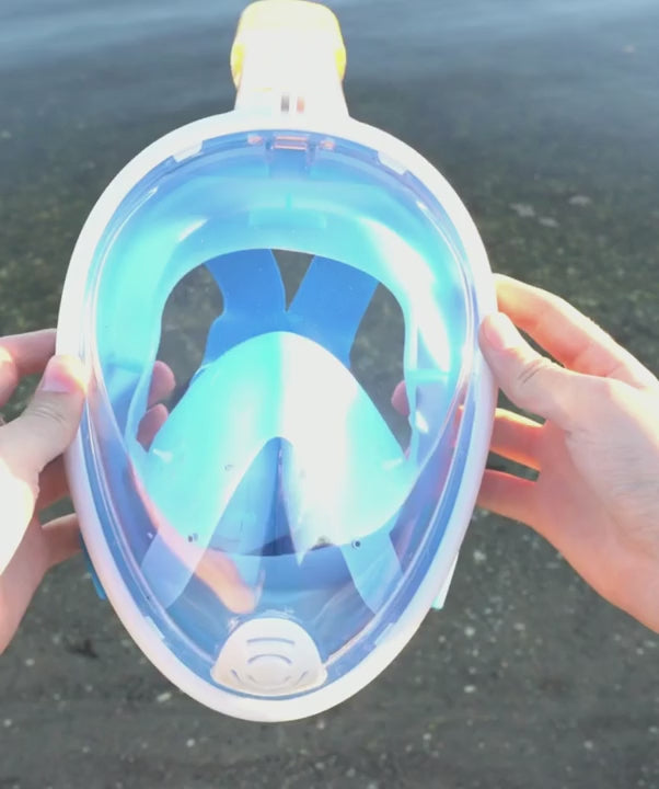 Wateryfullfacedykkermasketilvoksne-Blå.mp4
