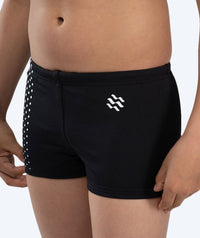 Watery swim trunks for boys - Flaming Vegas Eco - White Sporty