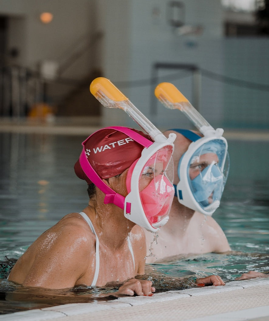 Watery full face diving mask for adults - Oxygen - Blue