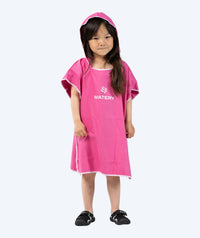 Watery bathing poncho for kids (1-6) - Microfiber - Pink