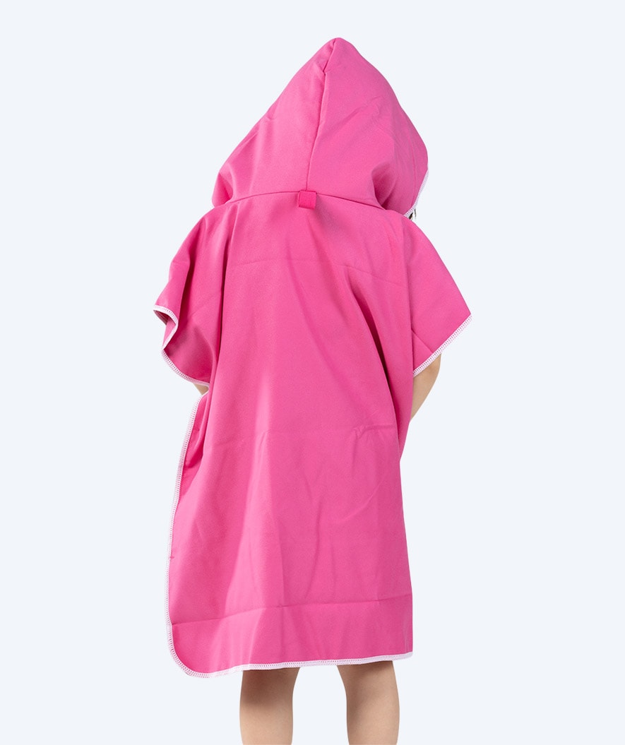 Watery bathing poncho for kids (1-6) - Microfiber - Pink