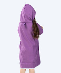 Watery bathing poncho for kids (1-6) - Microfiber - Purple
