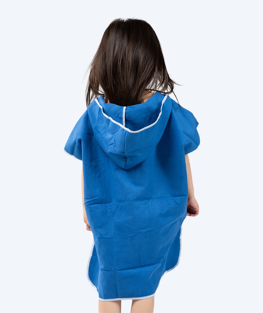 Watery bathing poncho for kids (1-6) - Microfiber - Royal Blue