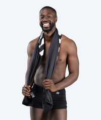 Watery microfiber towel - Eco Nebraska - Black