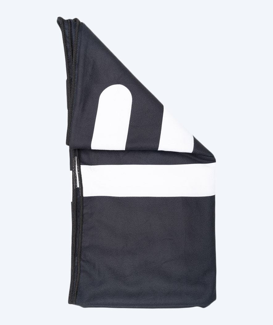 Watery microfiber towel (160 x 80 cm) - Eco Nebraska - Black