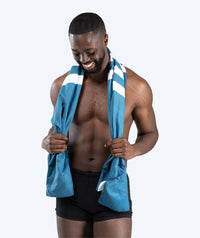 Watery microfiber towel - Eco Nebraska - Blue