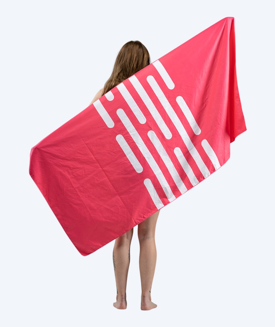 Watery microfiber towel (160 x 80 cm) - Eco Nebraska - Pinky