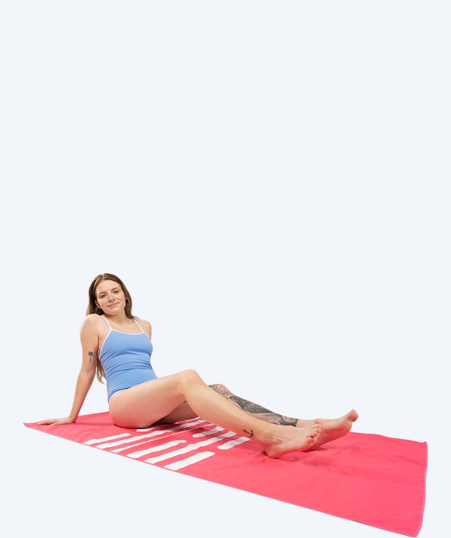 Watery microfiber towel - Eco Nebraska - Pinky