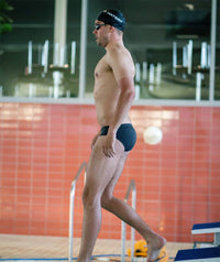 Watery triangular swim trunks for men - Budgie Eco - Grey