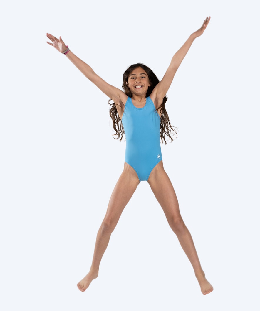 Watery swimsuit for girls - Eco Poolparty - Electric Blue