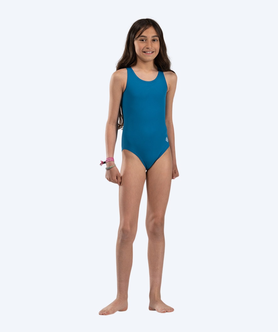 Watery swimsuit for girls - Eco Poolparty - Nordic Blue