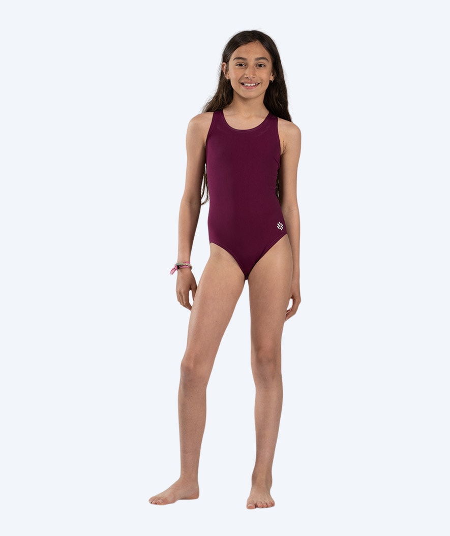 Watery swimsuit for girls - Eco Poolparty - Ruby Red