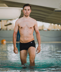 Watery aquashorts for men - Flaming Vegas Eco - Black