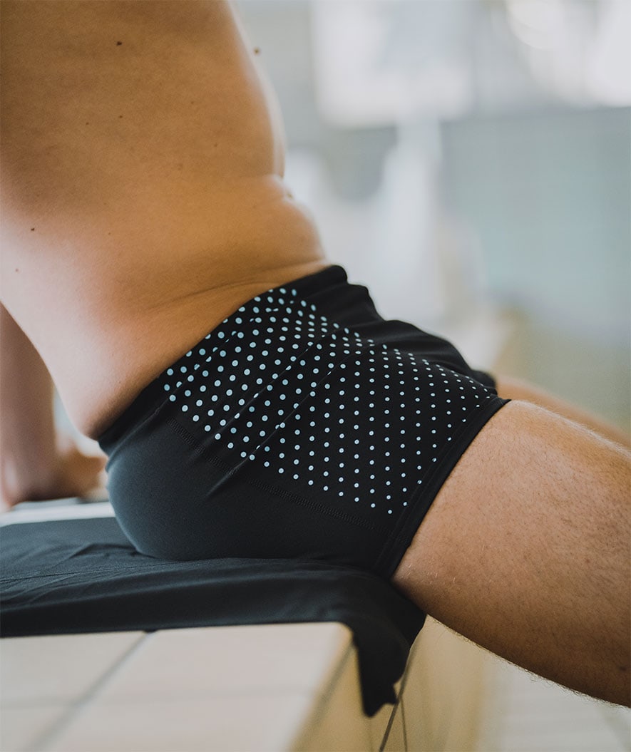 Watery trunks for men - Flaming Vegas Eco - Blue Sporty