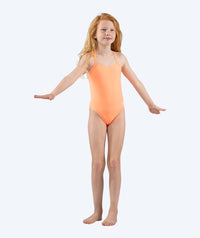 Watery swimsuit for girls - Freestyler Solid - Coral