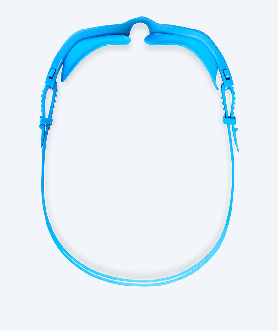 Watery exercise swim goggles - Raven Mirror - Light blue/gold