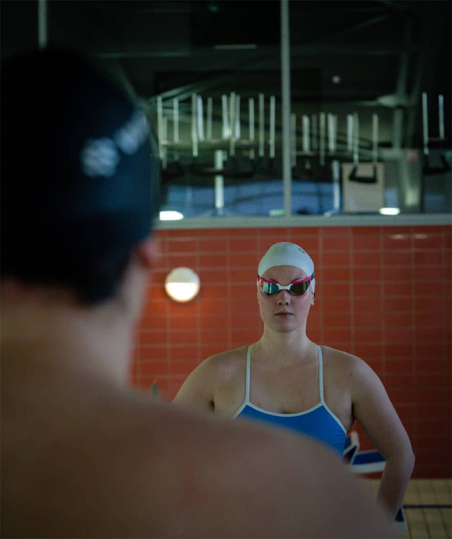 Watery swim goggles - Instinct Ultra Mirror - Purple/silver