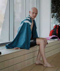 Watery microfiber towel (160 x 80 cm) - Eco Nebraska - Dust red