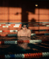 Watery swim goggles - Instinct Ultra Mirror - White/silver
