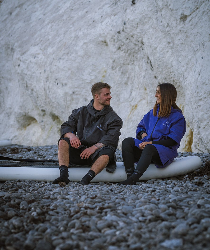 Watery surf poncho - Waterproof - Purple